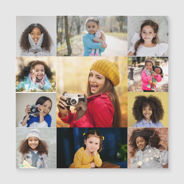 Design Your Own 11 Photo Collage (Front)