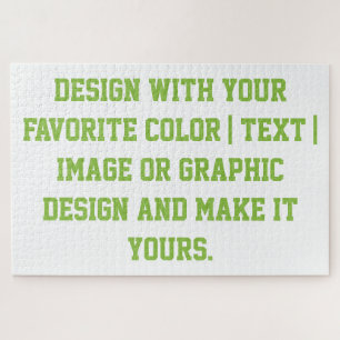 Design Your Own 120" x 30" 1014 Pieces Jigsaw Puzzle