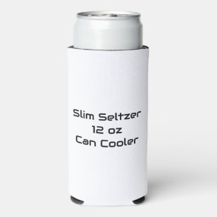 Design Your Own 12 oz Slim Seltzer Can Cooler