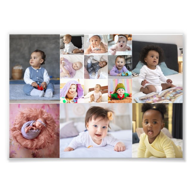 Design Your Own 14 Photo Collage (Front)