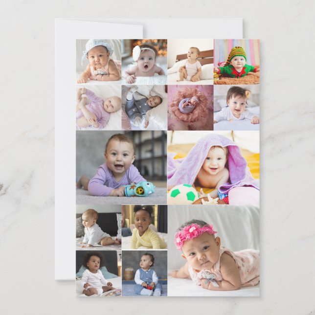 Design Your Own 15 Photo Collage (Front)