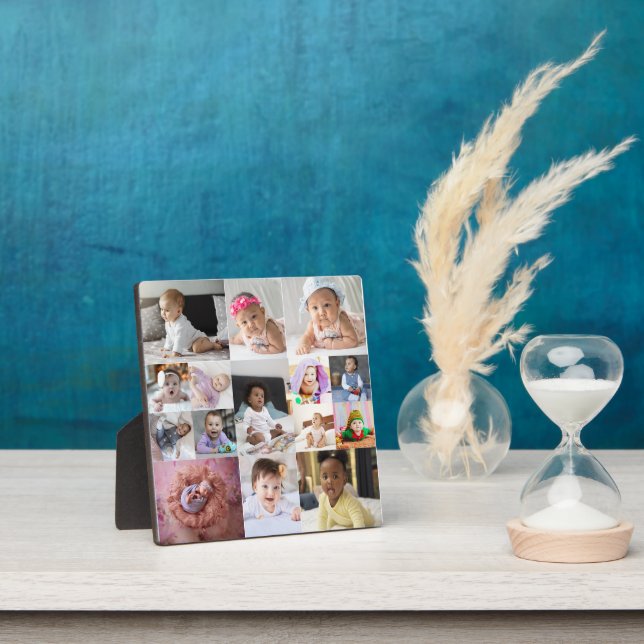 Design Your Own 15 Photo Collage Plaque (Insitu)