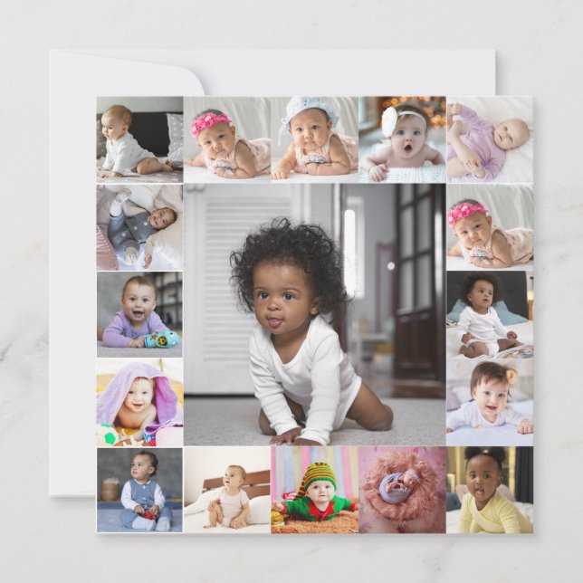 Design Your Own 17 Photo Collage (Front)