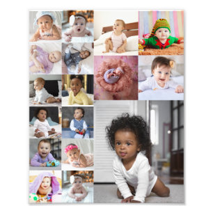 Design Your Own 17 Photo Collage Print