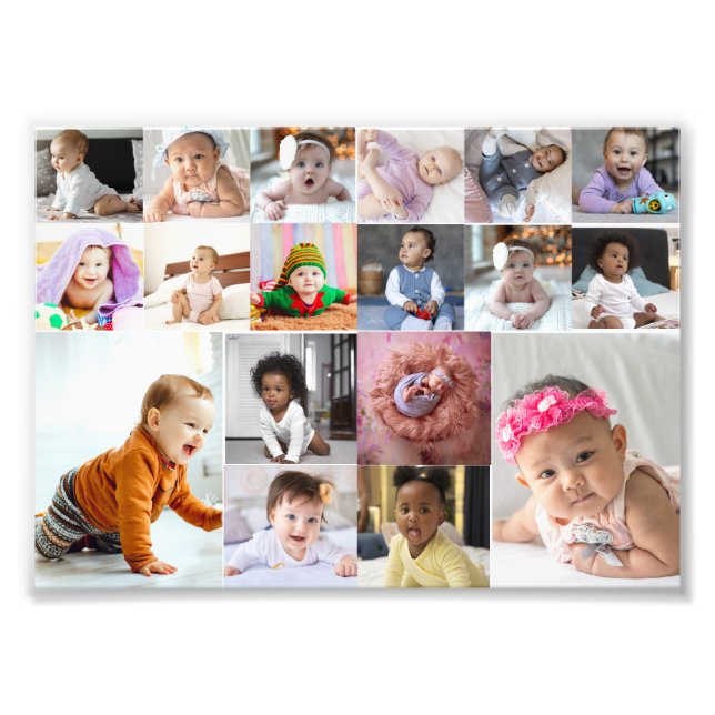 Design Your Own 18 Photo Collage  (Front)