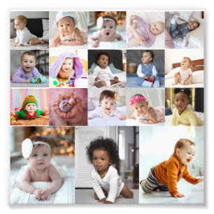 Design Your Own 18 Photo Collage Print