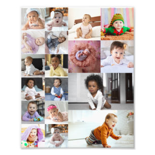 Design Your Own 18 Photo Collage Print