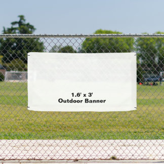 Design Your Own 1.6' x 3' Outdoor Vinyl Banner