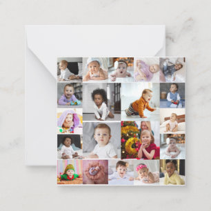 Design Your Own 20 Photo Collage Card