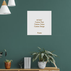 Design Your Own 24"x24" Matte Poster