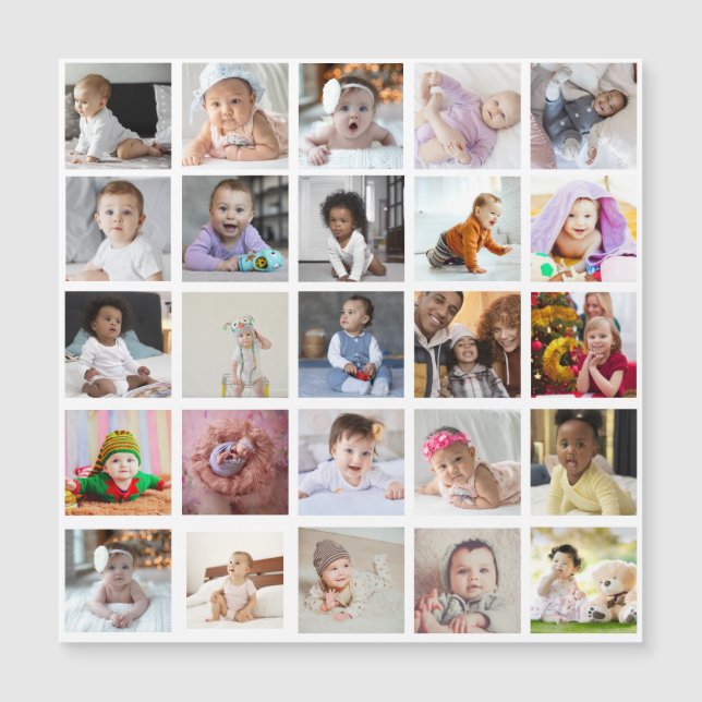 Design Your Own 25 Photo Collage (Front)