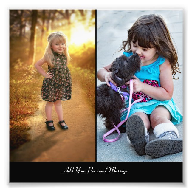 Design Your Own 2 Photo Collage (Front)