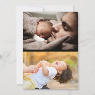 Design Your Own 2 Photo Collage Holiday Card