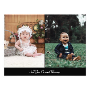 Design Your Own 2 Photo Collage Print