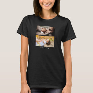 Design Your Own 2 Photo Collage T-Shirt