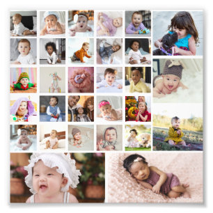Design Your Own 30 Photo Collage Print