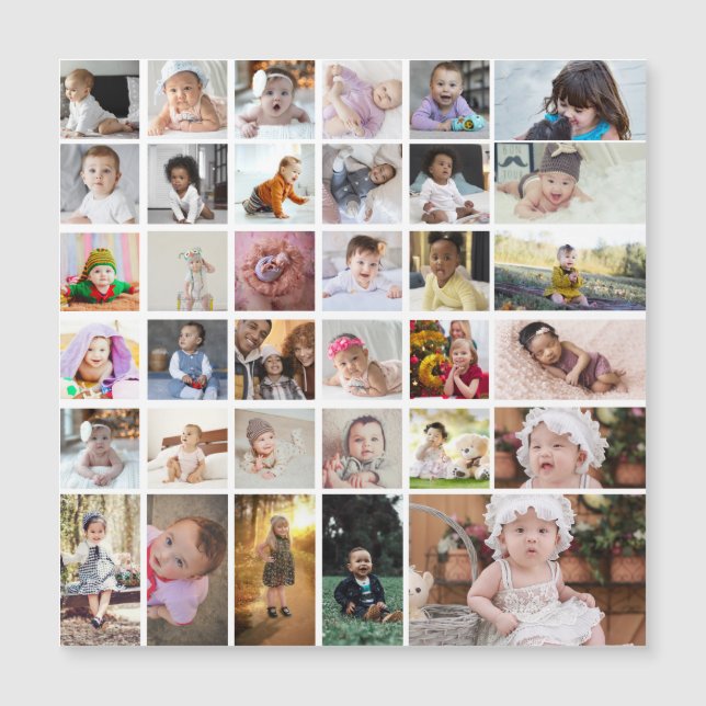 Design Your Own 35 Photo Collage (Front)