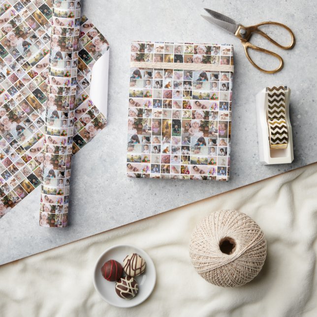 Design Your Own 35 Photo Collage Wrapping Paper (Crafts)