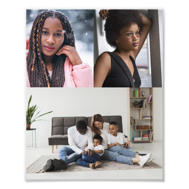 Design Your Own 3 Photo Collage (Front)