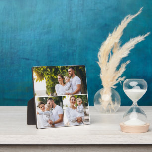 Design Your Own 3 Photo Collage Plaque
