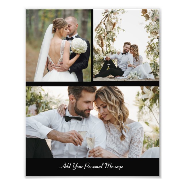 Design Your Own 3 Photo Collage Print (Front)