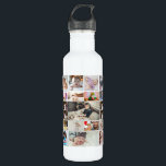 Design Your Own 40 Photo Collage 710 Ml Water Bottle<br><div class="desc">Customise your photography. You can make this custom product for special occasions like weddings,  birthdays,  Christmas,  Holidays,  Memorials,  Graduation,  Anniversaries and more. It can also be given as a gift to your best friend,  close friend,  family,  and relatives.</div>