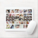 Design Your Own 40 Photo Collage Mouse Pad<br><div class="desc">Customise your photography. You can make this custom product for special occasions like weddings,  birthdays,  Christmas,  Holidays,  Memorials,  Graduation,  Anniversaries and more. It can also be given as a gift to your best friend,  close friend,  family,  and relatives.</div>