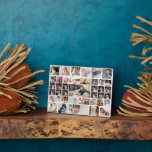 Design Your Own 40 Photo Collage Plaque<br><div class="desc">Customise your photography. You can make this custom product for special occasions like weddings,  birthdays,  Christmas,  Holidays,  Memorials,  Graduation,  Anniversaries and more. It can also be given as a gift to your best friend,  close friend,  family,  and relatives.</div>