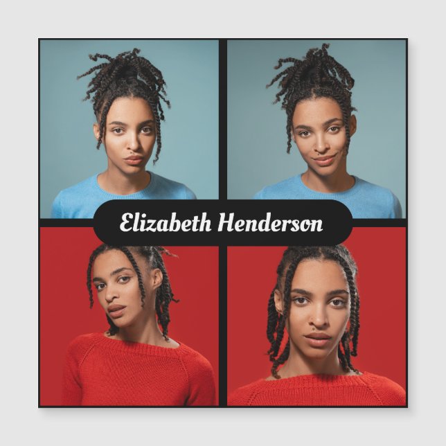 Design Your Own 4 Photo Collage (Front)
