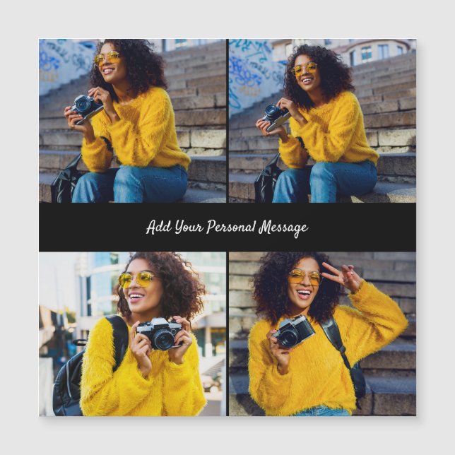 Design Your Own 4 Photo Collage (Front)