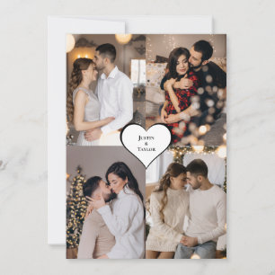 Design Your Own 4 Photo Collage Announcement