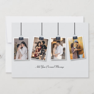 Design Your Own 4 Photo Collage Card