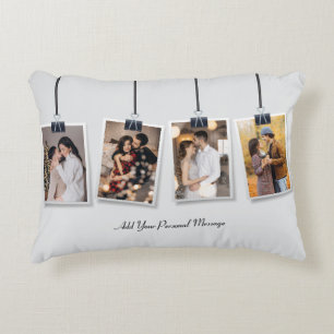 Design Your Own 4 Photo Collage  Decorative Cushion