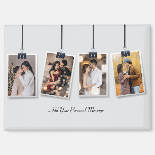 Design Your Own 4 Photo Collage Magnet