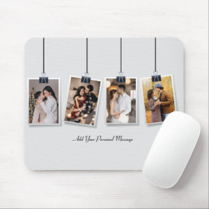 Design Your Own 4 Photo Collage Mouse Pad