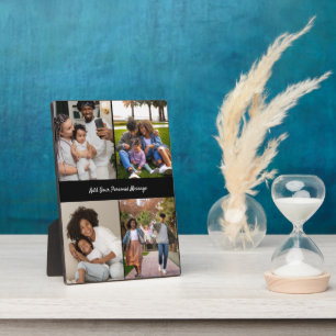 Design Your Own 4 Photo Collage Plaque