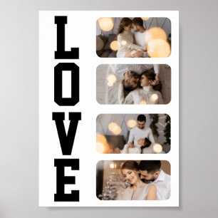 Design Your Own 4 Photo Collage Poster