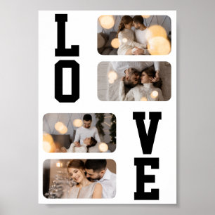 Design Your Own 4 Photo Collage Poster