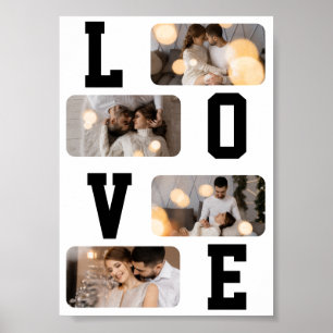 Design Your Own 4 Photo Collage Poster