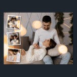 Design Your Own 4 Photo Collage Poster<br><div class="desc">Customise your own personal photography. You can make this custom product for special occasions like weddings,  birthdays,  Christmas,  Holidays,  Memorials,  Graduation,  Anniversaries and more. It can also be given as a gift to your best friend,  close friend,  family,  and relatives.</div>