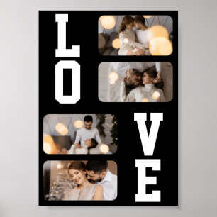 Design Your Own 4 Photo Collage Poster
