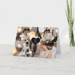 Design Your Own 4 Photo Collage Thank You Card