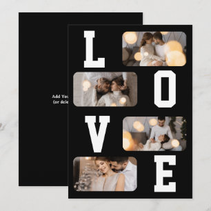 Design Your Own 4 Photo Collage Thank You Card