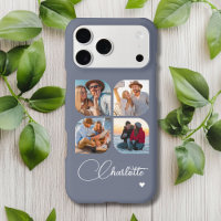 Design Your Own 4 Photo Personalised Name