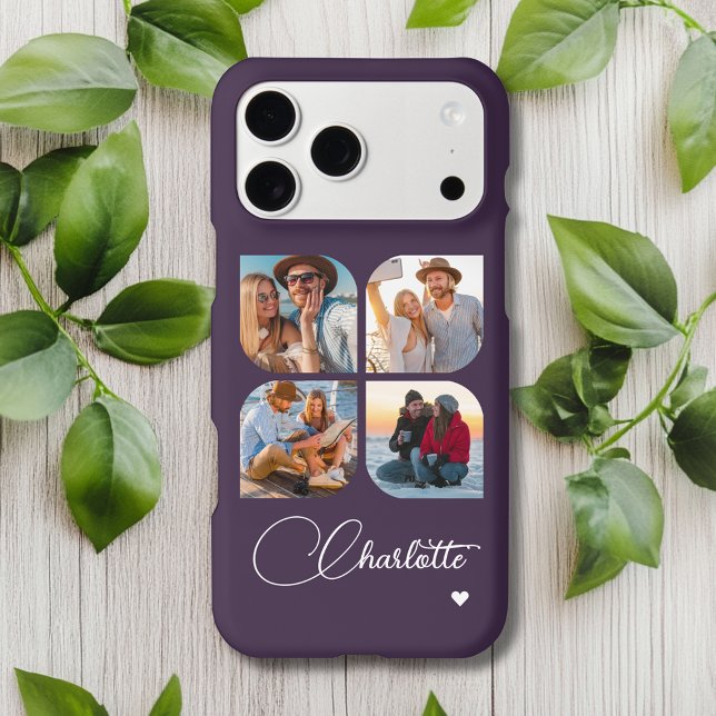 Design Your Own 4 Photo Personalised Name (Creator Uploaded)