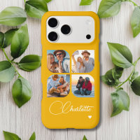 Design Your Own 4 Photo Personalised Name