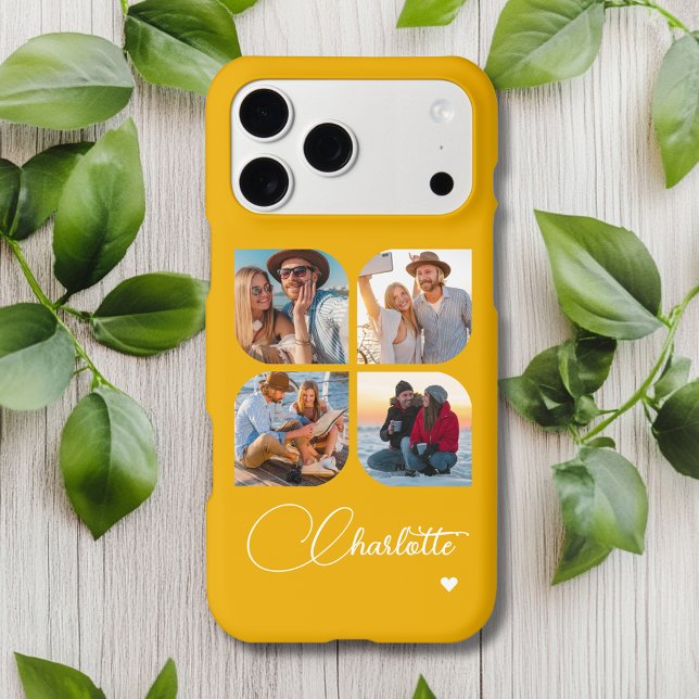 Design Your Own 4 Photo Personalised Name (Creator Uploaded)