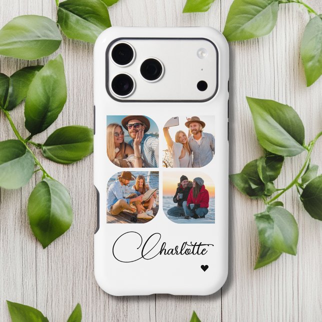 Design Your Own 4 Photo Personalised Name (Creator Uploaded)