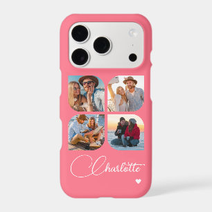 Design Your Own 4 Photo Personalised Name Case-Mat