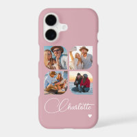 Design Your Own 4 Photo Personalized Name